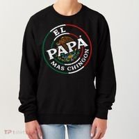 El Papa Mas Chingon Funny Mexican Dad Spanish Women's Sweatshirt thumb 0