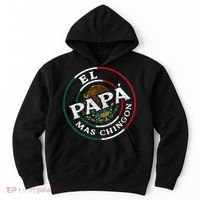 El Papa Mas Chingon Funny Mexican Dad Spanish Hoodie thumb 0
