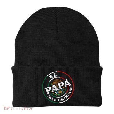 El Papa Mas Chingon Funny Mexican Dad Spanish Beanie