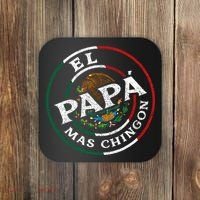 El Papa Mas Chingon Funny Mexican Dad Spanish Coaster thumb 0