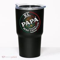 El Papa Mas Chingon Funny Mexican Dad Spanish Tumbler thumb 0