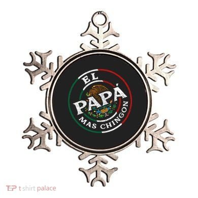 El Papa Mas Chingon Funny Mexican Dad Spanish Ornament