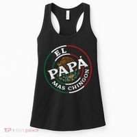 El Papa Mas Chingon Funny Mexican Dad Spanish Women's Tank Top thumb 0