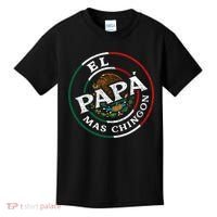 El Papa Mas Chingon Funny Mexican Dad Spanish Kids T-Shirt thumb 0
