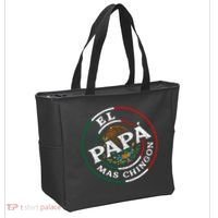 El Papa Mas Chingon Funny Mexican Dad Spanish Tote Bag thumb 2