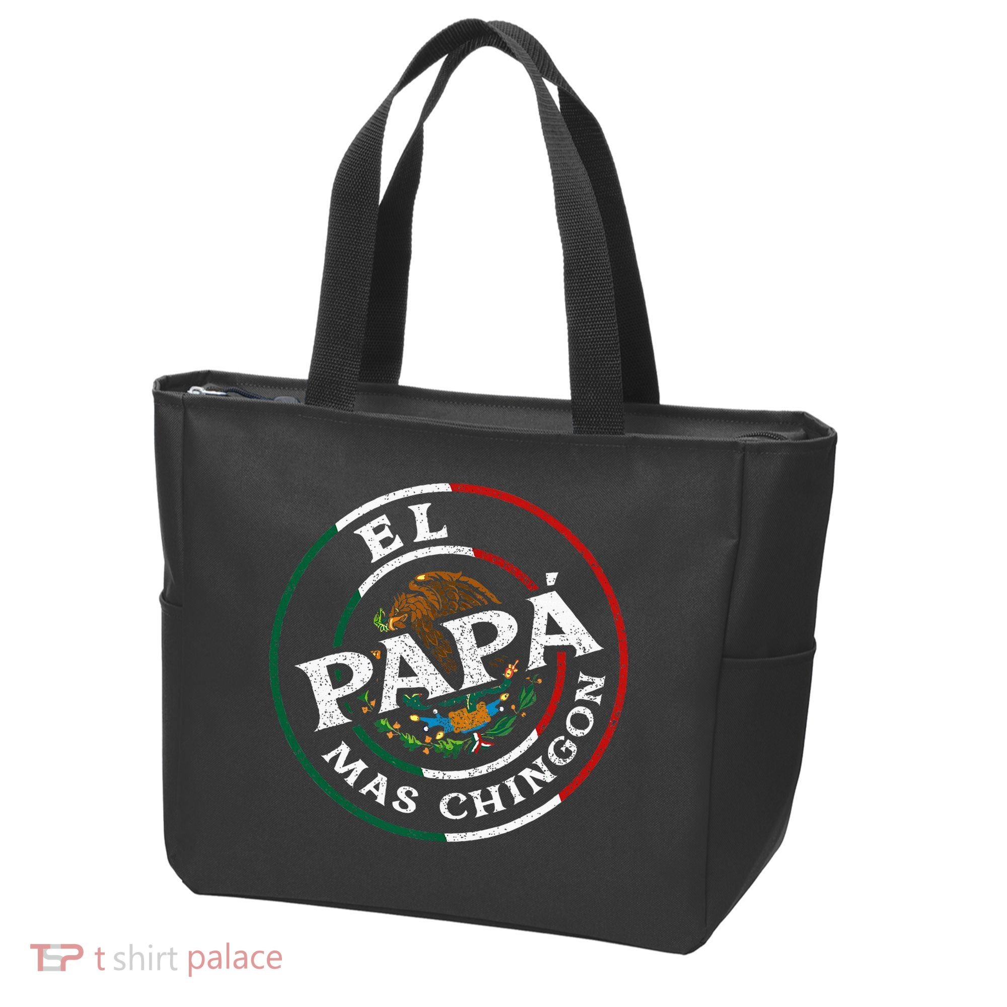 El Papa Mas Chingon Funny Mexican Dad Spanish Tote Bag