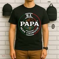 El Papa Mas Chingon For Mexican Dad T-Shirt thumb 6