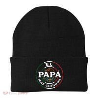 El Papa Mas Chingon For Mexican Dad Beanie thumb 0