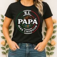 El Papa Mas Chingon For Mexican Dad Women's T-Shirt thumb 2