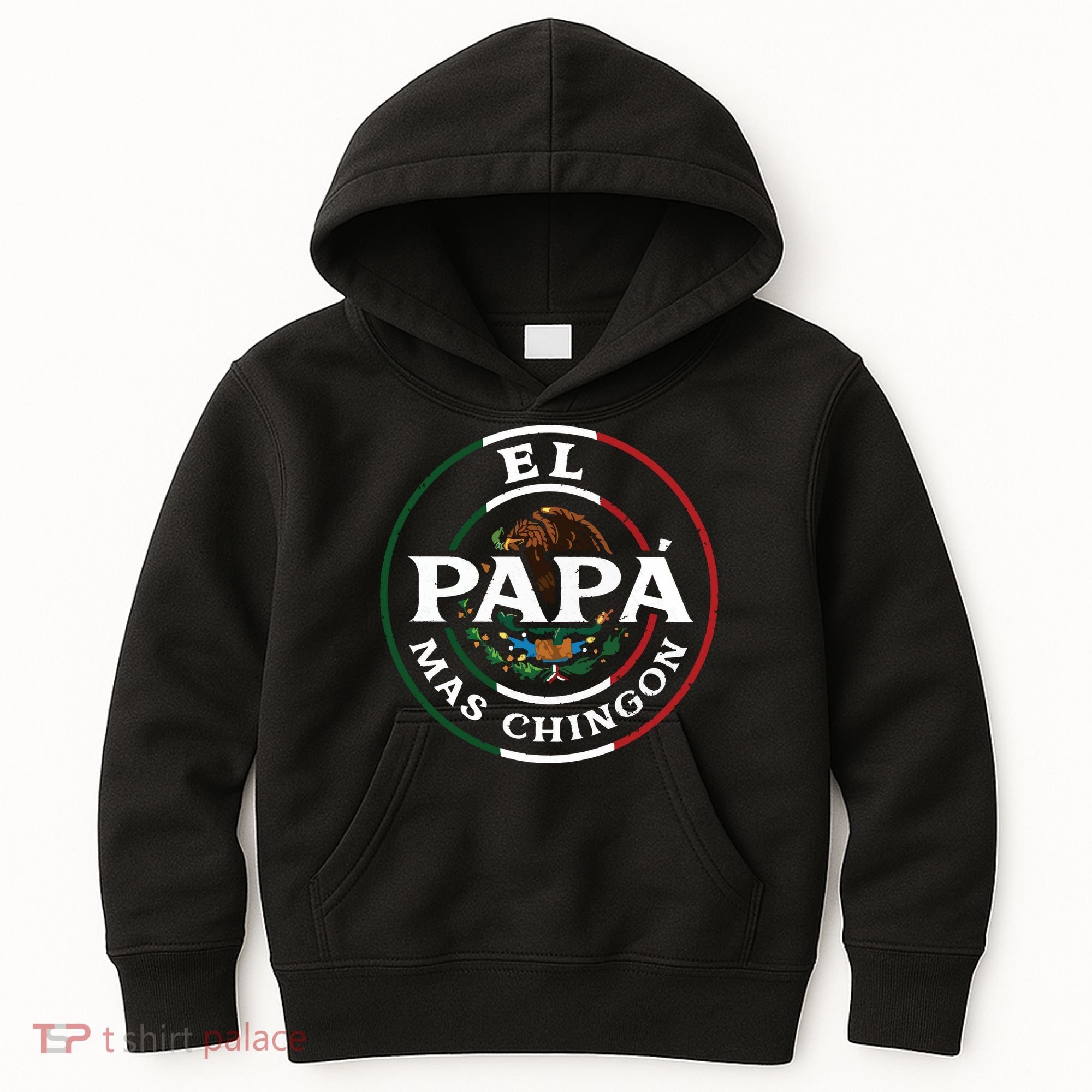 El Papa Mas Chingon For Mexican Dad Kids Hoodie