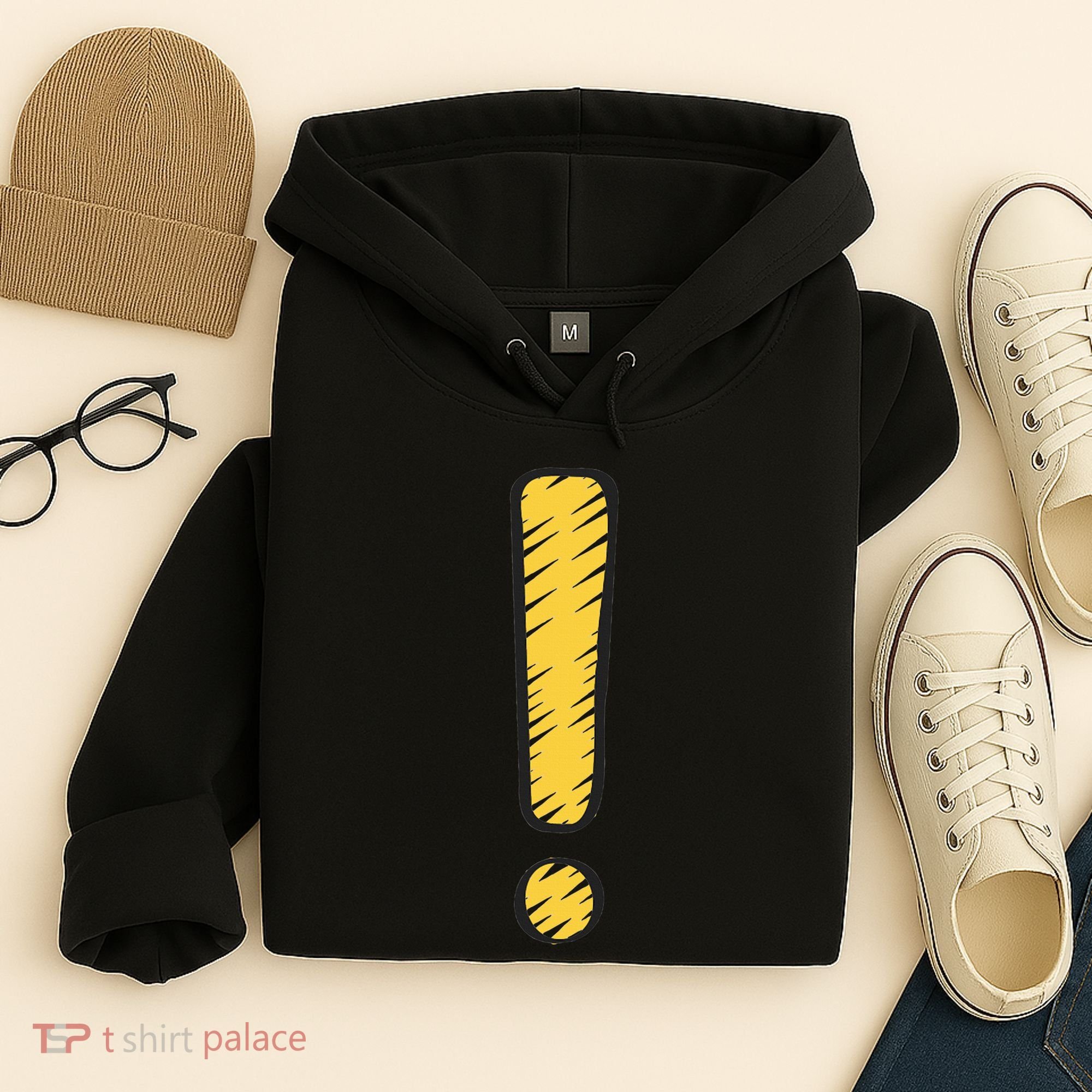 Exclamation Point Mark Punctuation Hyperbole Hoodie