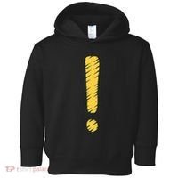 Exclamation Point Mark Punctuation Hyperbole Toddler Hoodie thumb 0