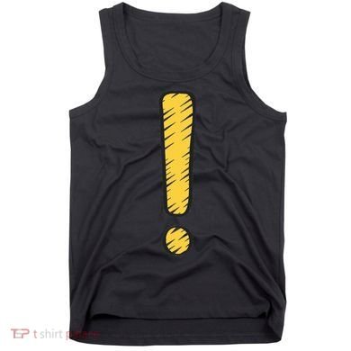 Exclamation Point Mark Punctuation Hyperbole Tank Top
