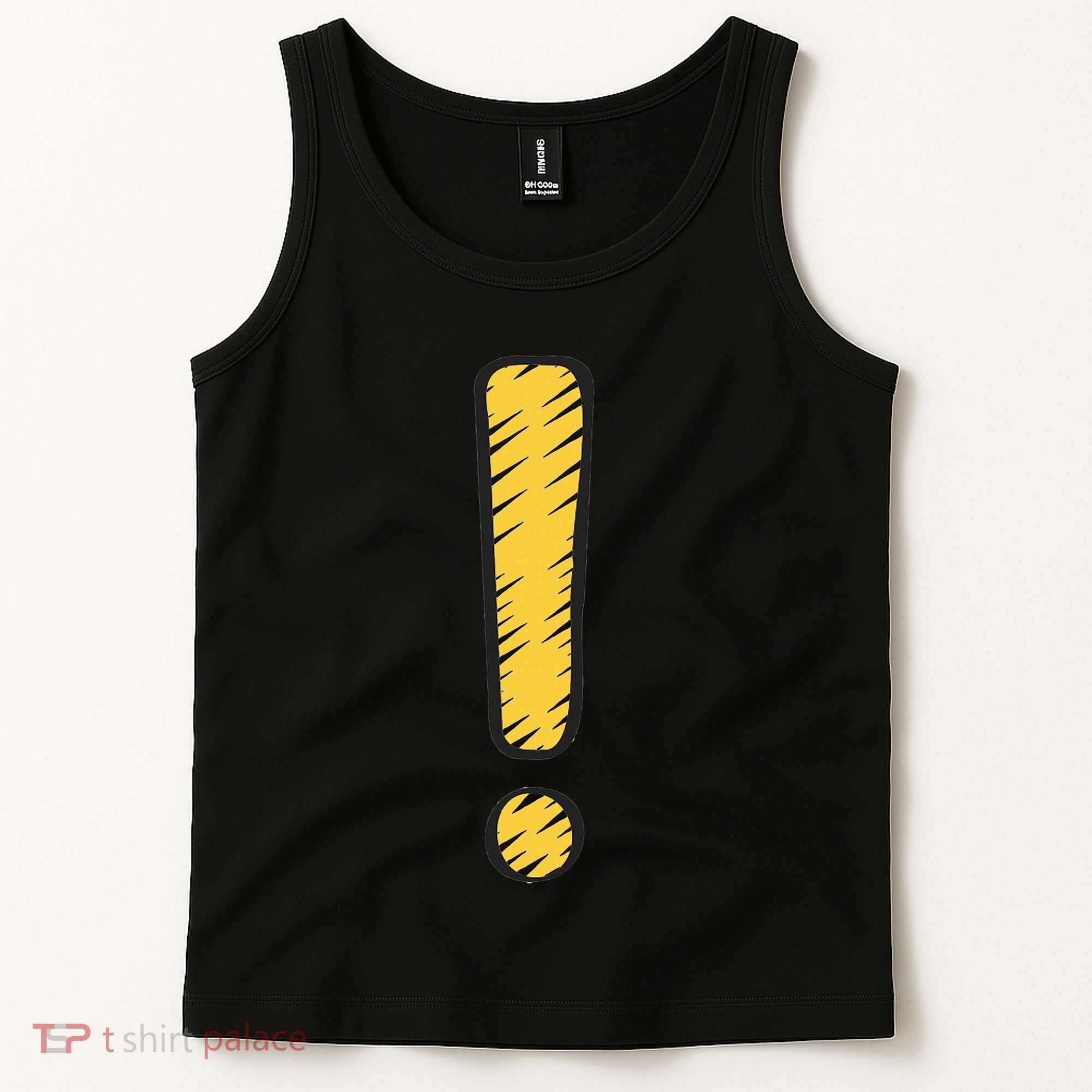 Exclamation Point Mark Punctuation Hyperbole Tank Top