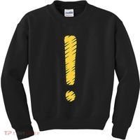 Exclamation Point Mark Punctuation Hyperbole Kids Sweatshirt thumb 0