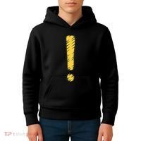 Exclamation Point Mark Punctuation Hyperbole Kids Hoodie thumb 4