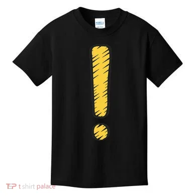 Exclamation Point Mark Punctuation Hyperbole Kids T-Shirt