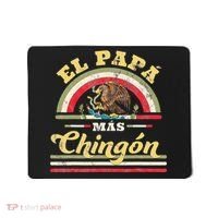 El Papa Mas Chingon Funny Mexican Flag Cool Dad Gift Regalo Mousepad thumb 0