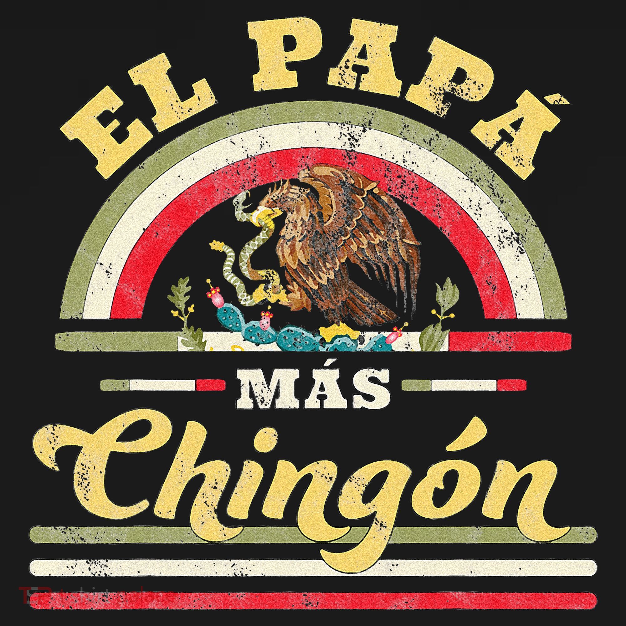 El Papa Mas Chingon Funny Mexican Flag Cool Dad Gift Regalo Baby Bodysuit