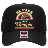 El Papa Mas Chingon Funny Mexican Flag Cool Dad Gift Regalo Hat thumb 0