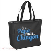 El Papa Mas Chingon Father Dad Fathers Day Tote Bag thumb 2
