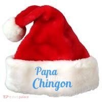 El Papa Mas Chingon Father Dad Fathers Day Santa Hat thumb 0