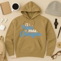 El Papa Mas Chingon Father Dad Fathers Day Hoodie thumb 3