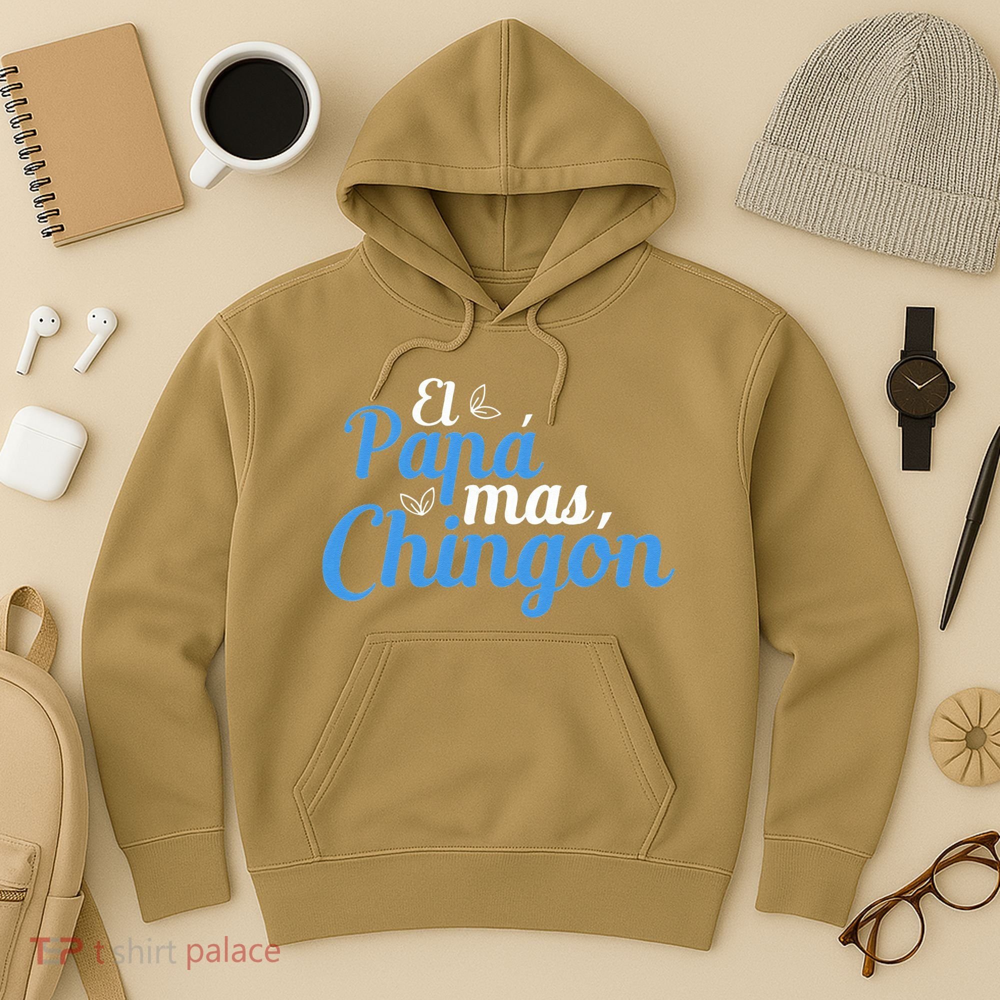 El Papa Mas Chingon Father Dad Fathers Day Hoodie