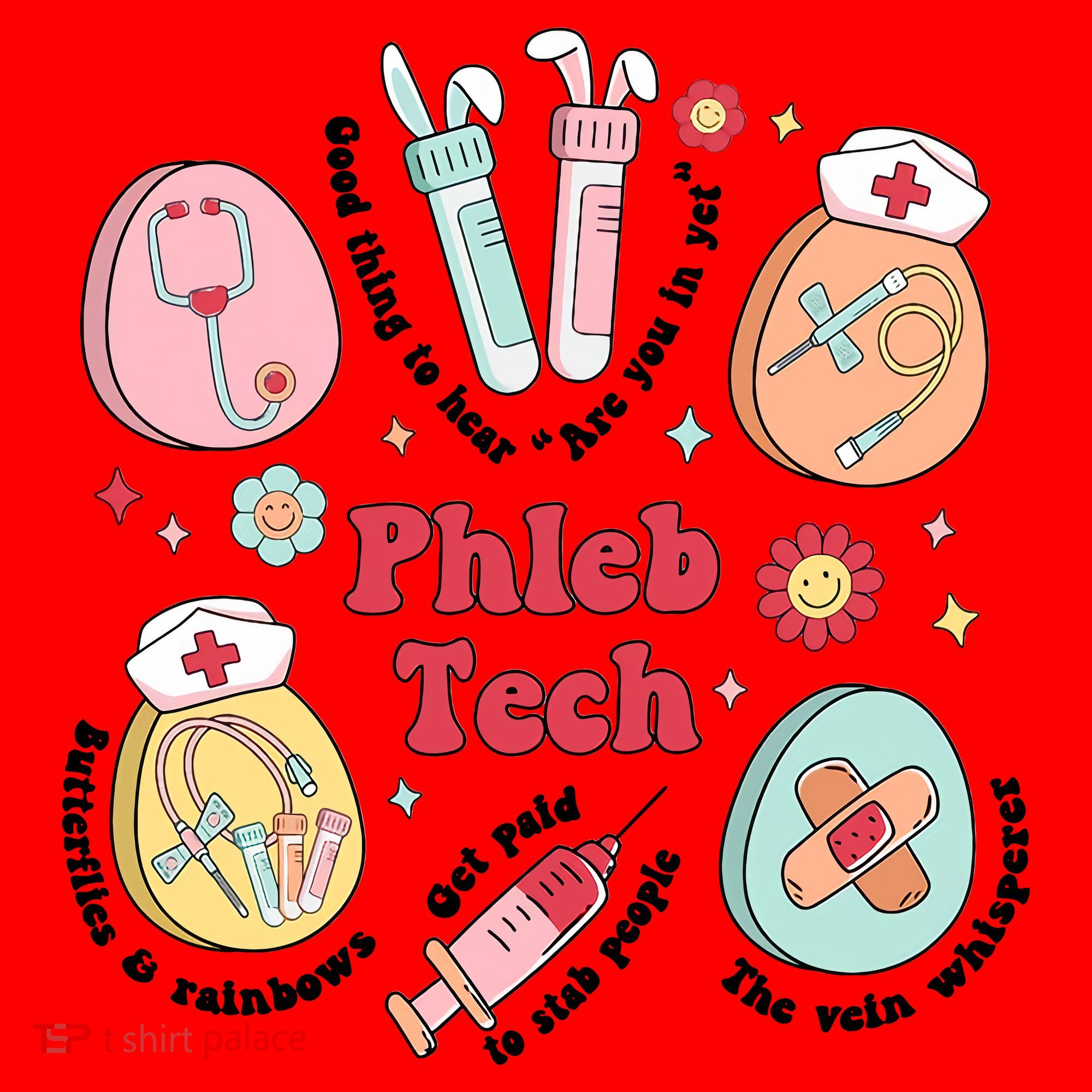 Easter Phleb Nurse Laboratory Medical Technologist Lab Week Phlebotomy Santa Hat