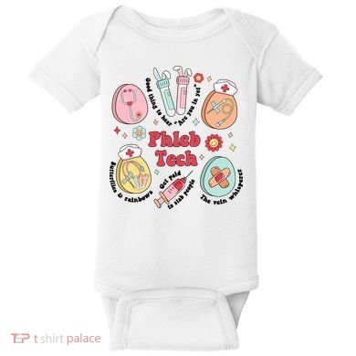 Easter Phleb Nurse Laboratory Medical Technologist Lab Week Phlebotomy Baby Bodysuit