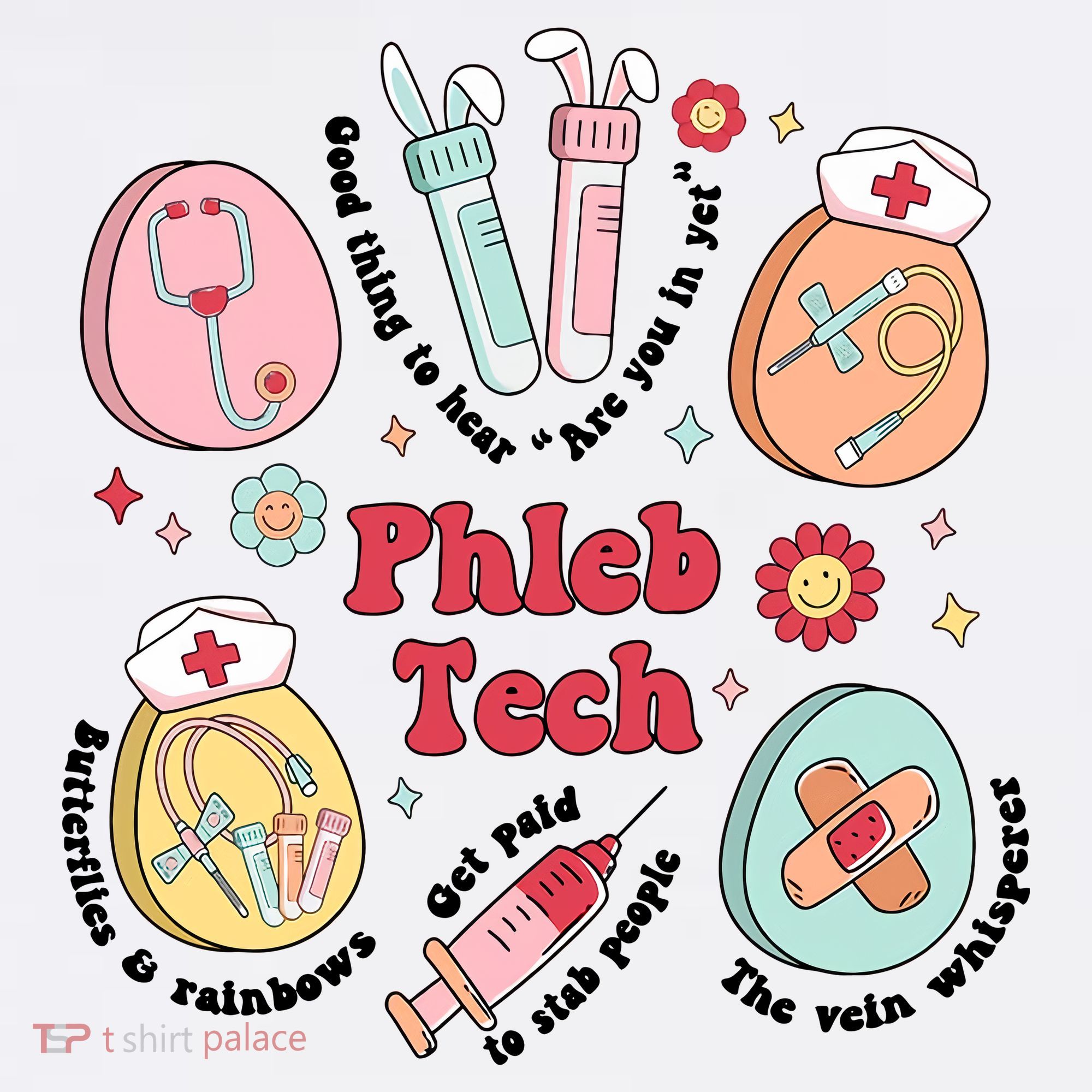 Easter Phleb Nurse Laboratory Medical Technologist Lab Week Phlebotomy Baby Bodysuit