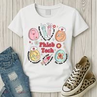 Easter Phleb Nurse Laboratory Medical Technologist Lab Week Phlebotomy Women's T-Shirt thumb 3