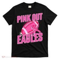 Eagles P.I.N.K Out Football Tackle Breast Cancer T-Shirt thumb 0