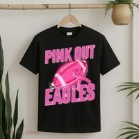 Eagles P.I.N.K Out Football Tackle Breast Cancer T-Shirt thumb 2