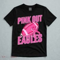 Eagles P.I.N.K Out Football Tackle Breast Cancer T-Shirt thumb 5