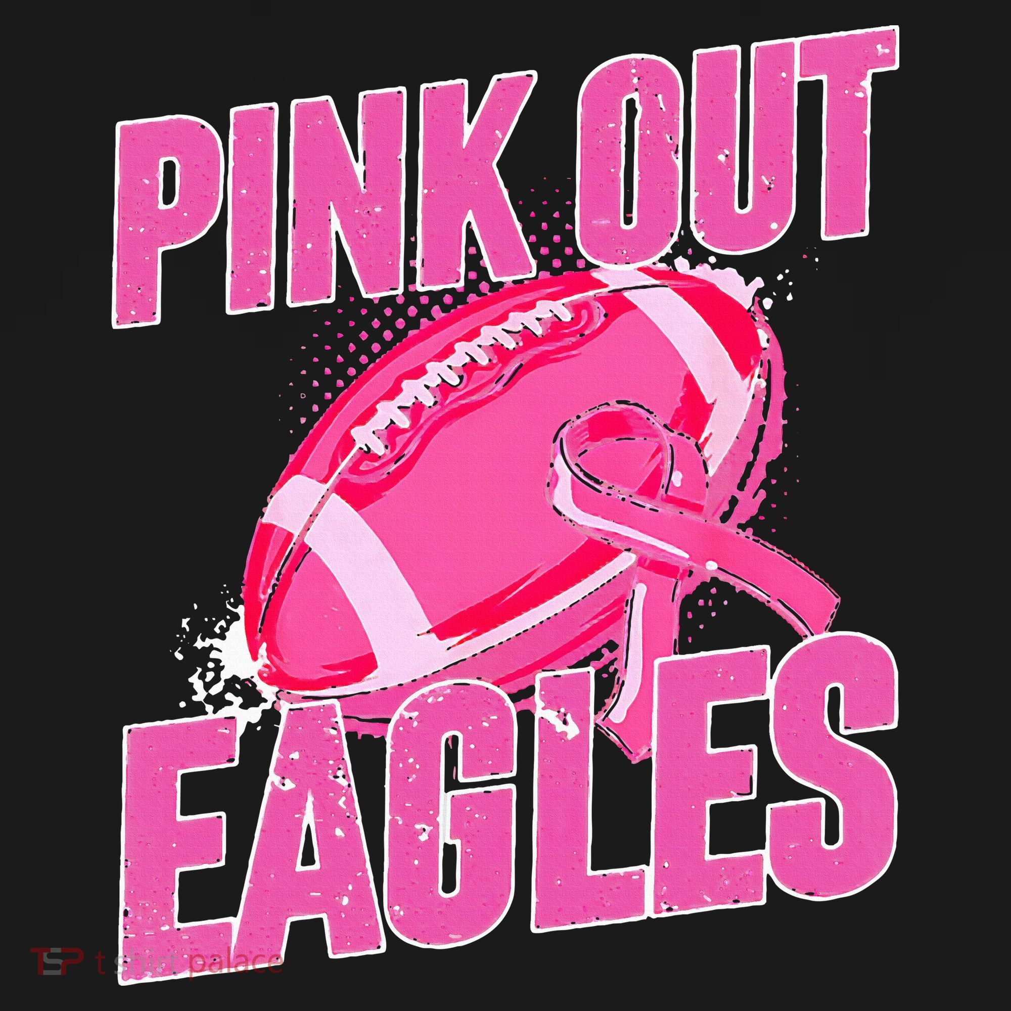 Eagles P.I.N.K Out Football Tackle Breast Cancer Women's Tank Top