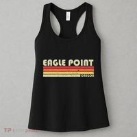 Eagle Point Or Oregon Funny City Home Roots Gift Retro 80s Women's Tank Top thumb 3