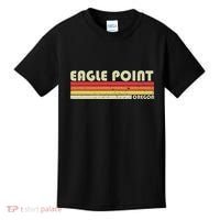 Eagle Point Or Oregon Funny City Home Roots Gift Retro 80s Kids T-Shirt thumb 0