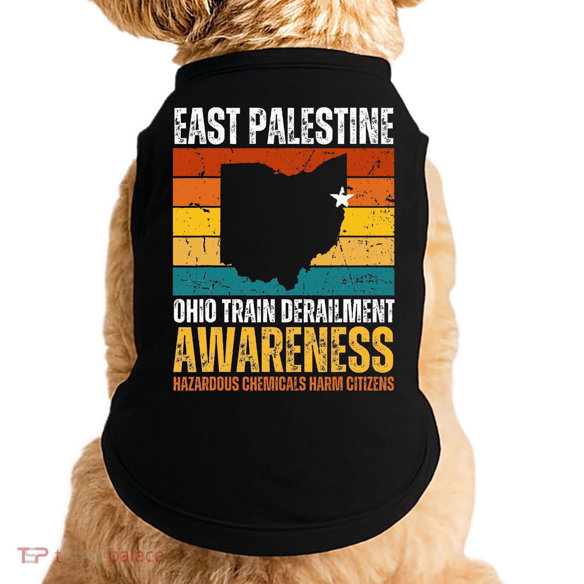East Palestine Ohio Train Derailment Awareness Doggie Tank