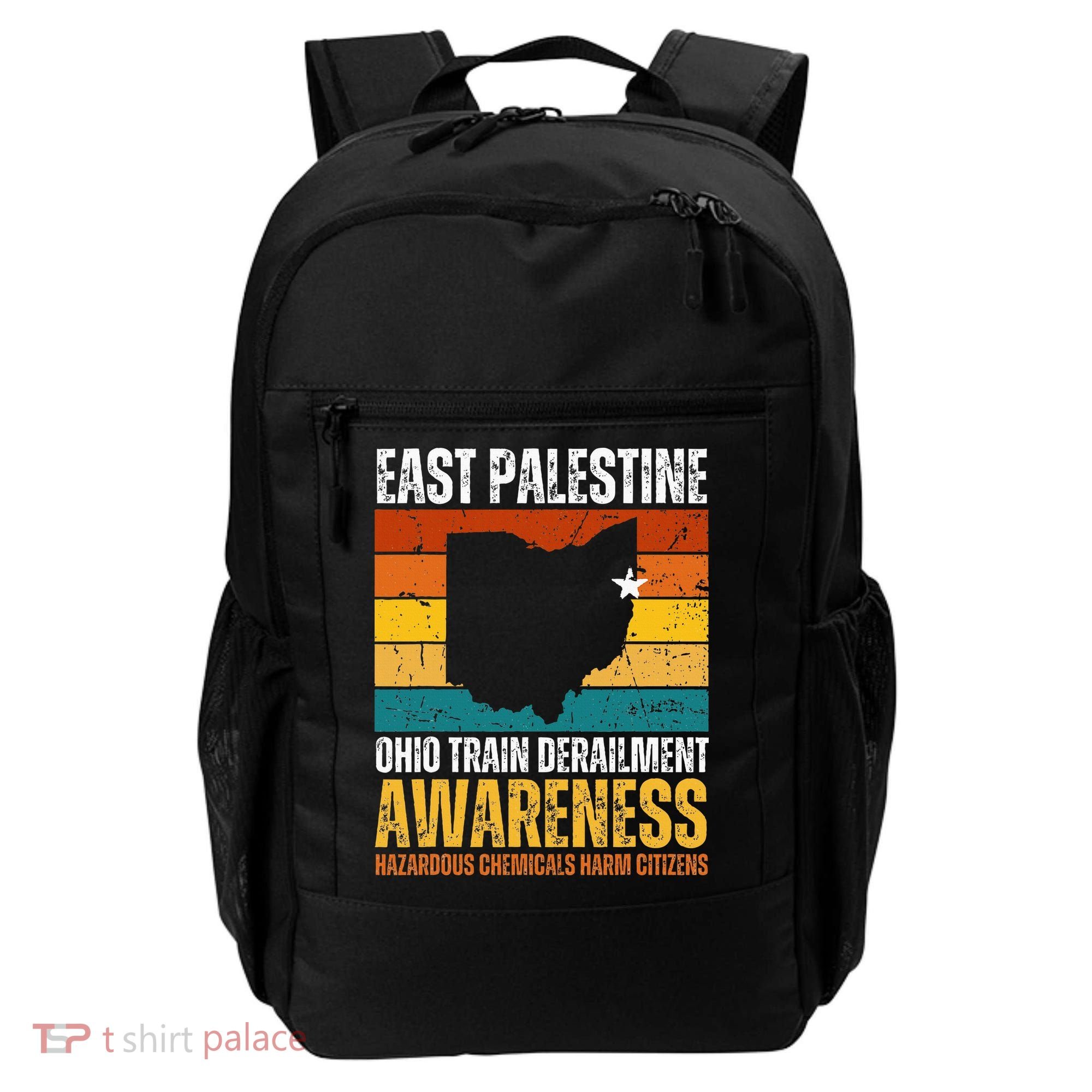 East Palestine Ohio Train Derailment Awareness Backpack