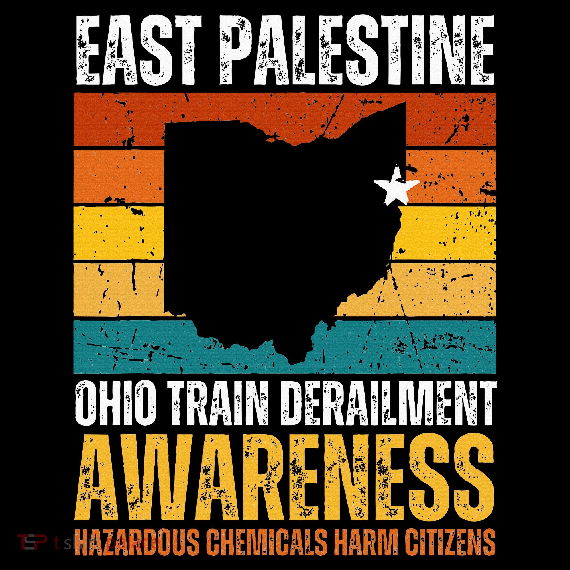 East Palestine Ohio Train Derailment Awareness Women's Hoodie