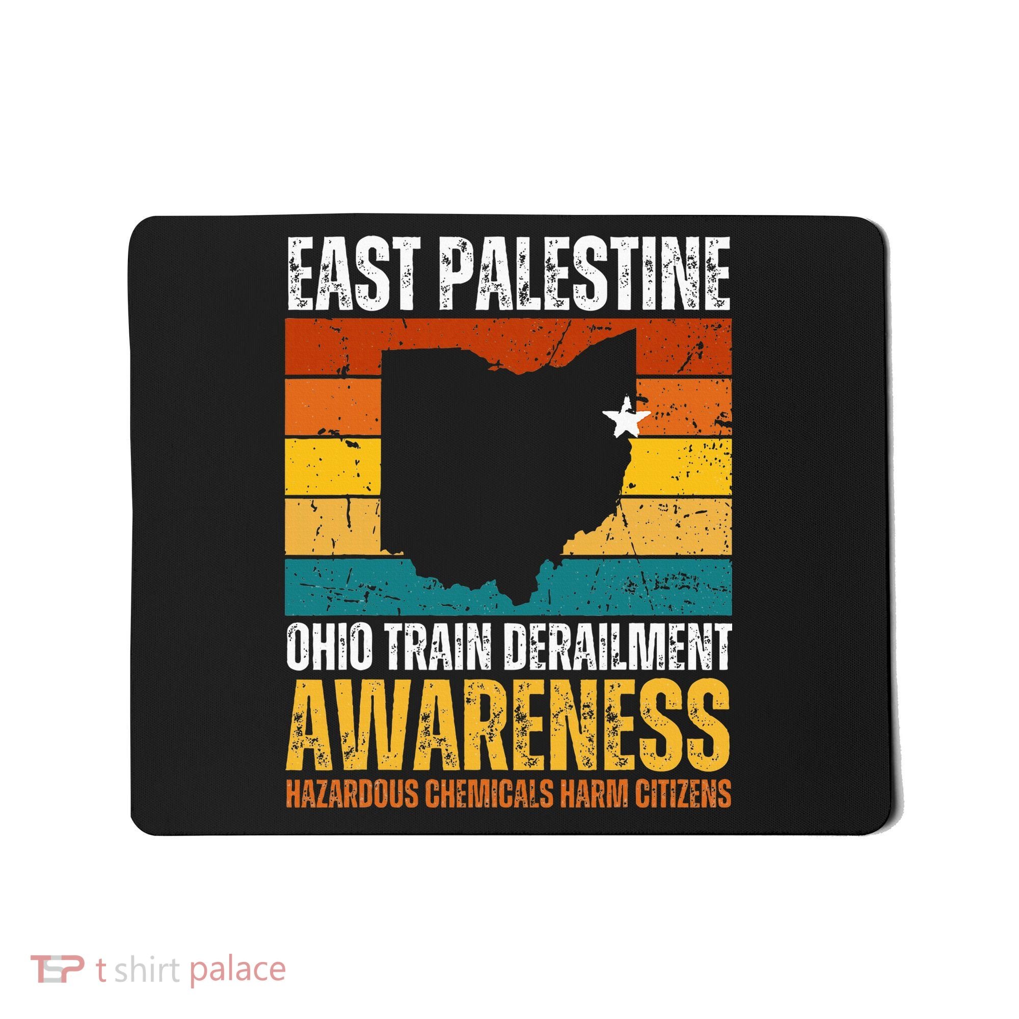 East Palestine Ohio Train Derailment Awareness Mousepad