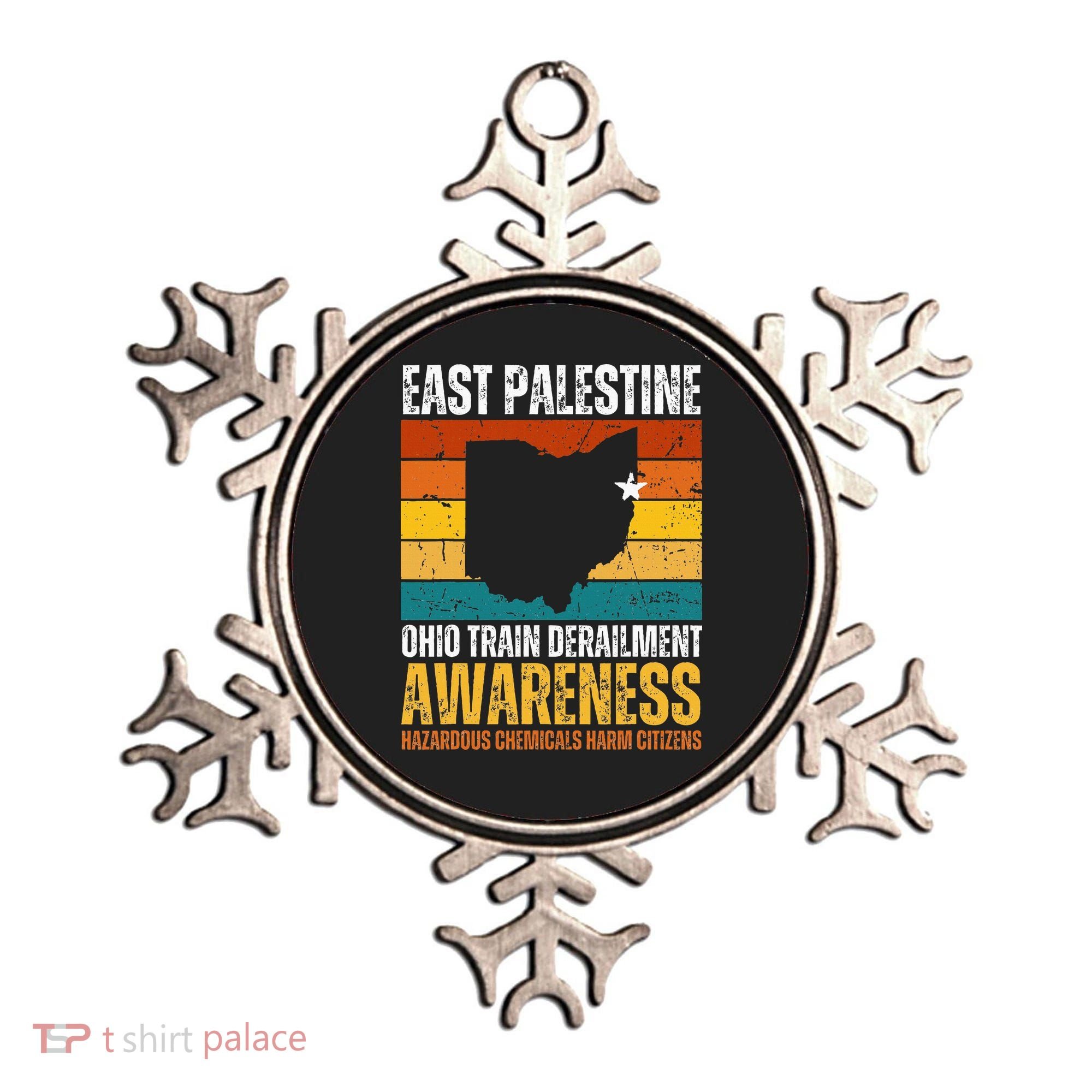 East Palestine Ohio Train Derailment Awareness Ornament
