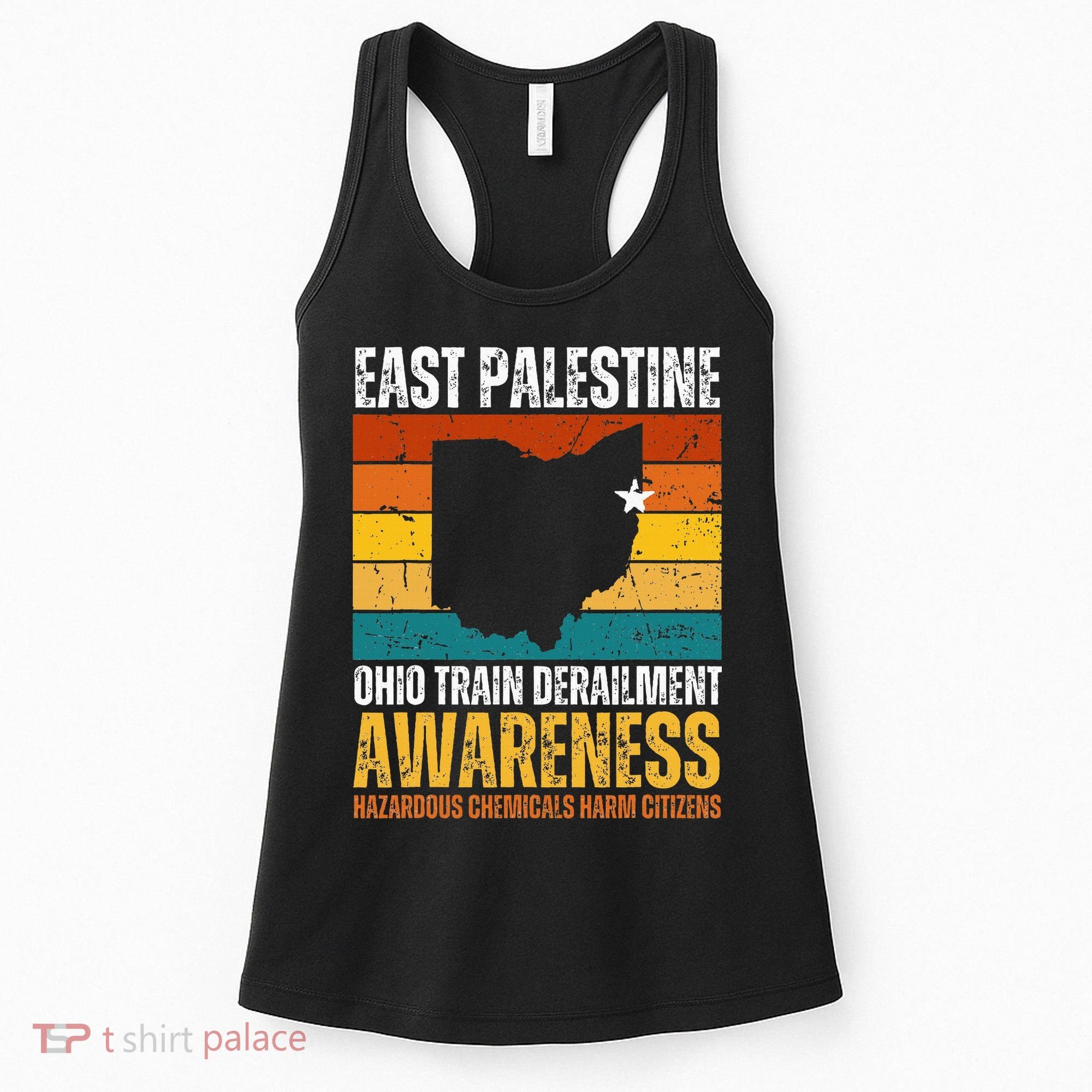 East Palestine Ohio Train Derailment Awareness Women's Tank Top