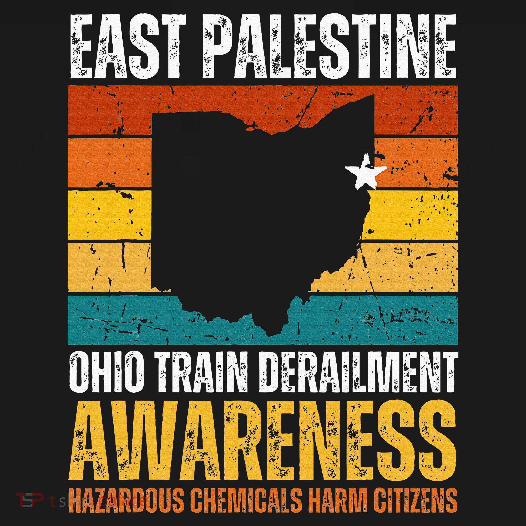 East Palestine Ohio Train Derailment Awareness Women's Tank Top