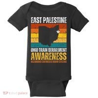East Palestine Ohio Train Derailment Awareness Baby Bodysuit thumb 0