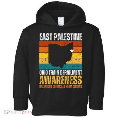 East Palestine Ohio Train Derailment Awareness Toddler Hoodie