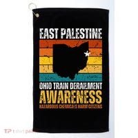East Palestine Ohio Train Derailment Awareness Golf Towel thumb 0