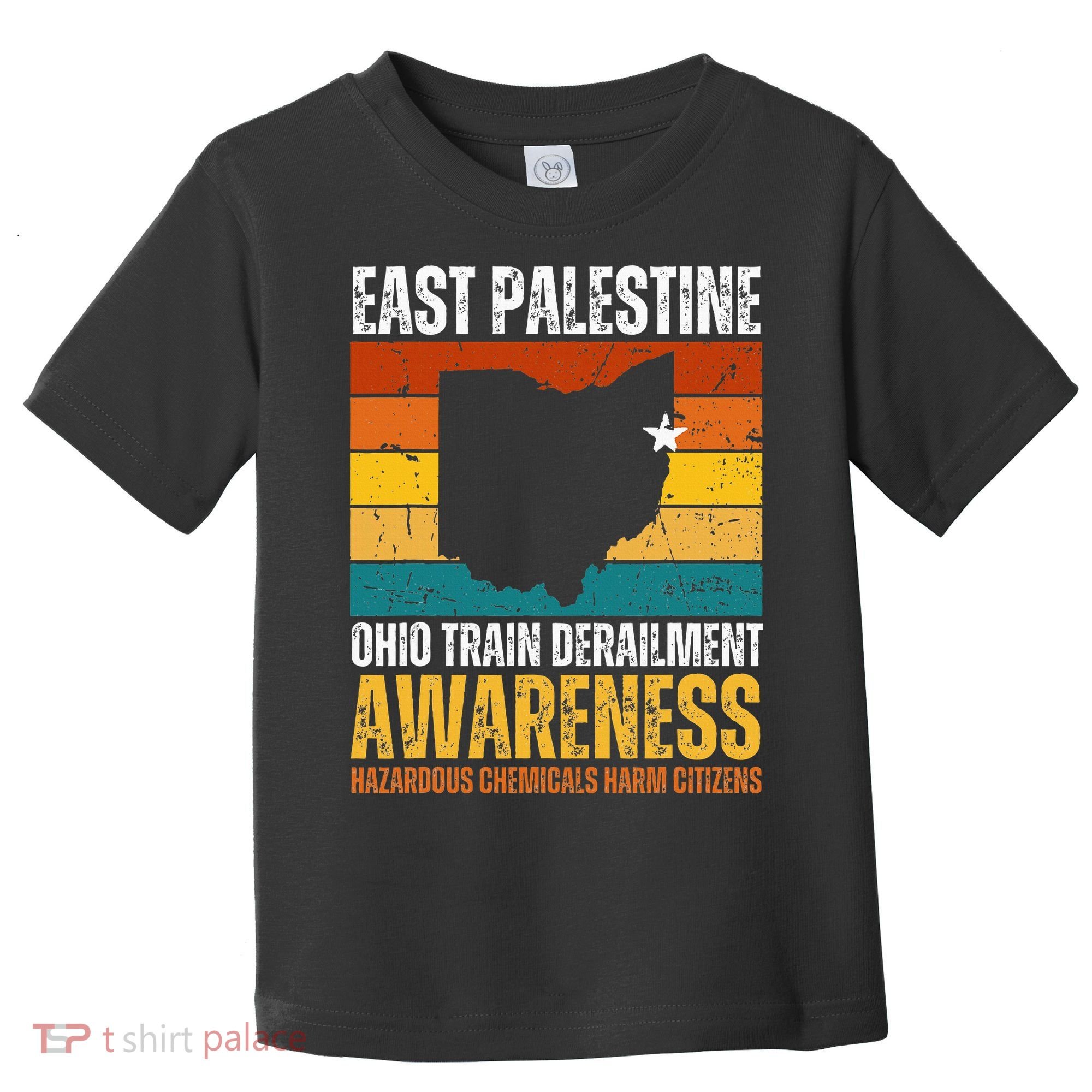 East Palestine Ohio Train Derailment Awareness Toddler T-Shirt