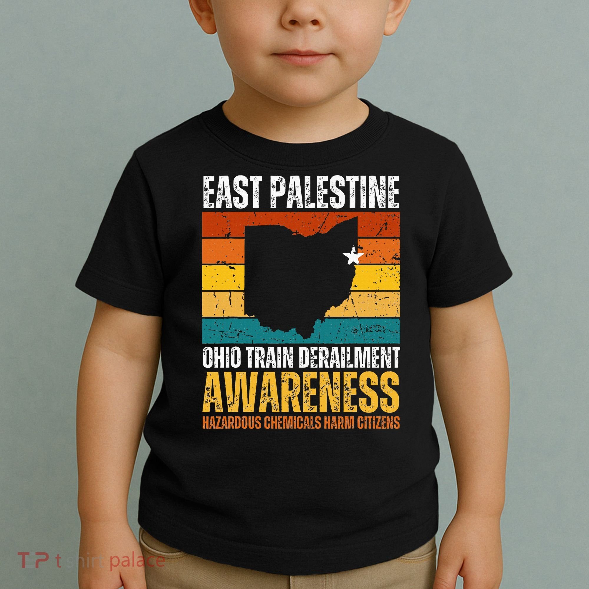 East Palestine Ohio Train Derailment Awareness Toddler T-Shirt